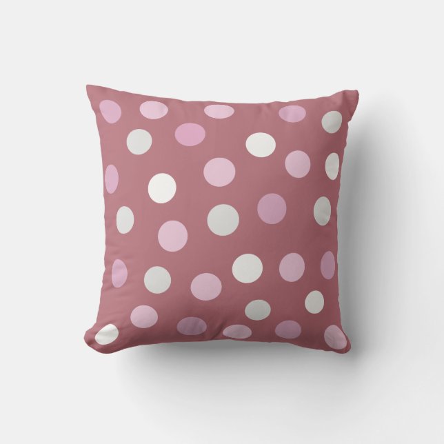 Coussin Pois sur Rose Gold (Recto)