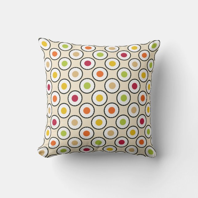 Coussin Pois Sushi Maki (Recto)