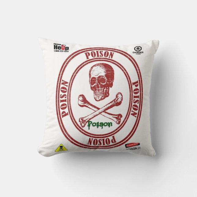 Coussin Poison de l'oreiller (Recto)