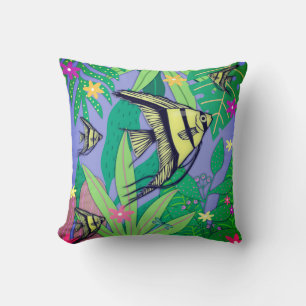 Coussin Poisson-ange Impression #3