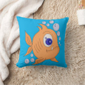 Coussin Poisson avec dent pointue (Couverture)