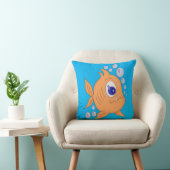 Coussin Poisson avec dent pointue (Chaise)