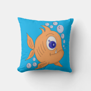 Coussin Poisson avec dent pointue