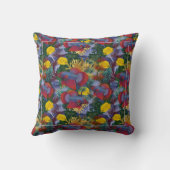 Coussin Poisson bleu marine (Verso)