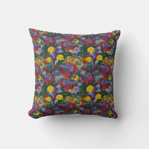 Coussin Poisson bleu marine