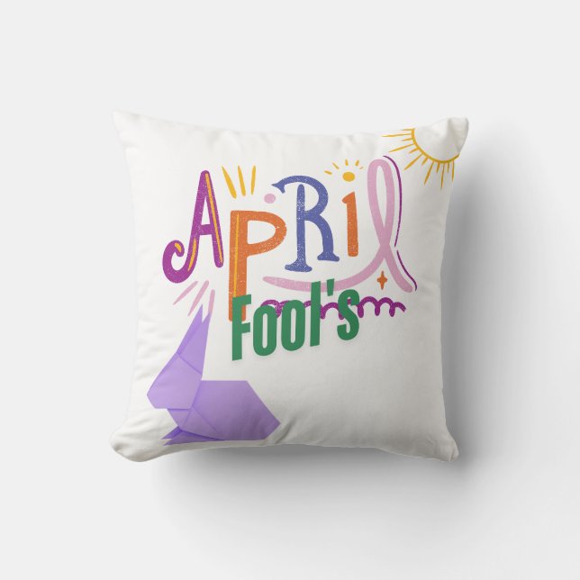 Coussin Poisson d'avril (Recto)