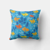 Coussin Poisson d'or dans l'aquarium (Verso)