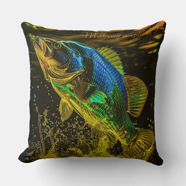 Coussin Poisson holographique (Recto)
