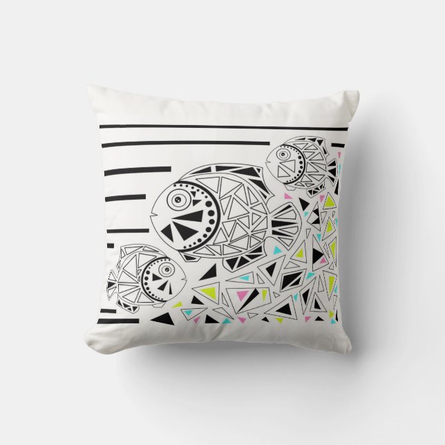 Coussin Poisson. Horoscope. (Recto)