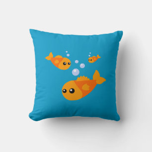 Coussin Poisson mignon