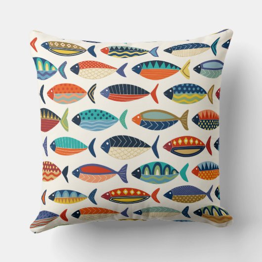 Coussin poisson rétro (Verso)