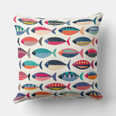 Coussin poisson rétro rose (Verso)