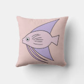 Coussin Poisson rose (Verso)