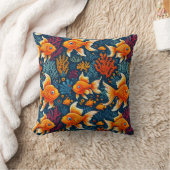 Coussin Poisson rouge de dessin animé (Couverture)