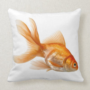 Coussin Poisson rouge de fantaisie