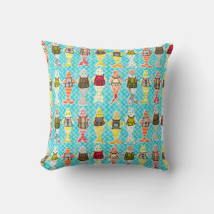 Coussin poisson scolaire