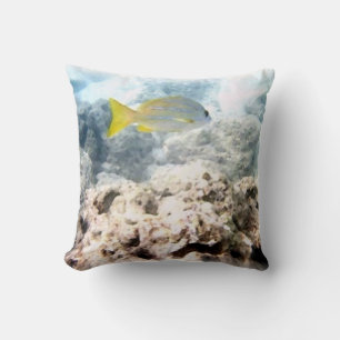 Coussin Poisson sous l'eau