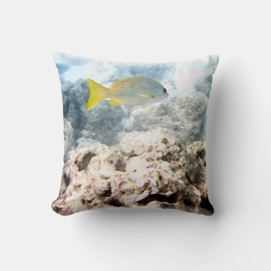 Coussin Poisson sous l'eau (Recto)