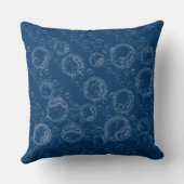Coussin Poisson sous-marin Liège vert (Verso)