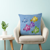 Coussin Poisson sous-marin (multicolore) (Chaise)