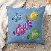 Coussin Poisson sous-marin (multicolore) (Couverture)
