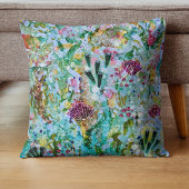 Coussin Poisson tropical et tortues de mer