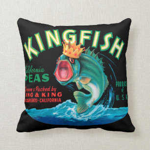 Coussin Poissons bas utilisant une couronne sur un arrière