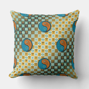 Coussin Poissons & Cheval de Bois