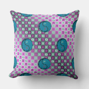 Coussin Poissons & Coq d'eau