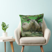 Coussin Poissons de fond pour bébés - Bois - Pois de foin (Chaise)