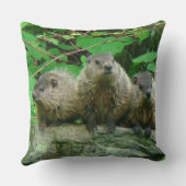 Coussin Poissons de fond pour bébés - Bois - Pois de foin (Verso)