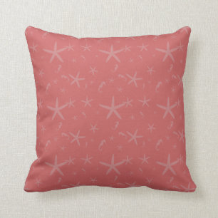 Coussin Poissons d'étoile et hippocampes
