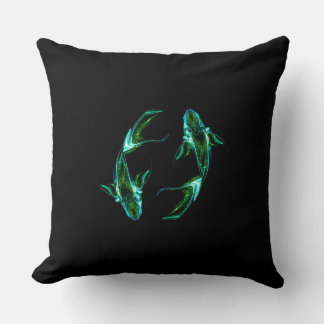 Coussin Poissons – La Marée du Rêve