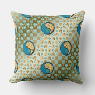 Coussin Poissons & Rat de feu