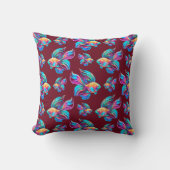 Coussin Poissons rouges occupés (Recto)