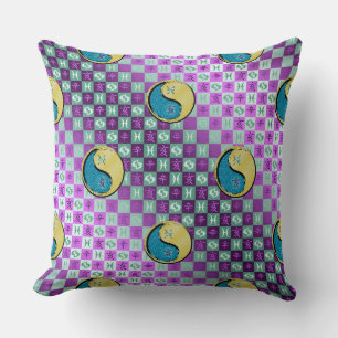 Coussin Poissons & Sanglier Métal