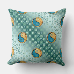 Coussin Poissons & Serpent de feu