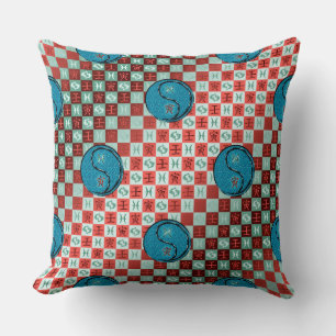 Coussin Poissons & Tigre d'eau
