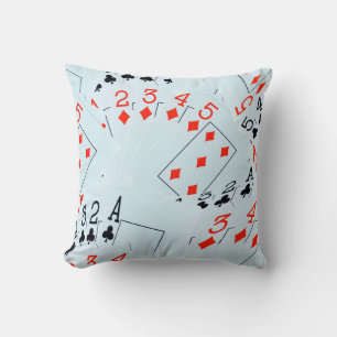 Coussin Poker, Diamants Et Clubs, Jeter Cshion
