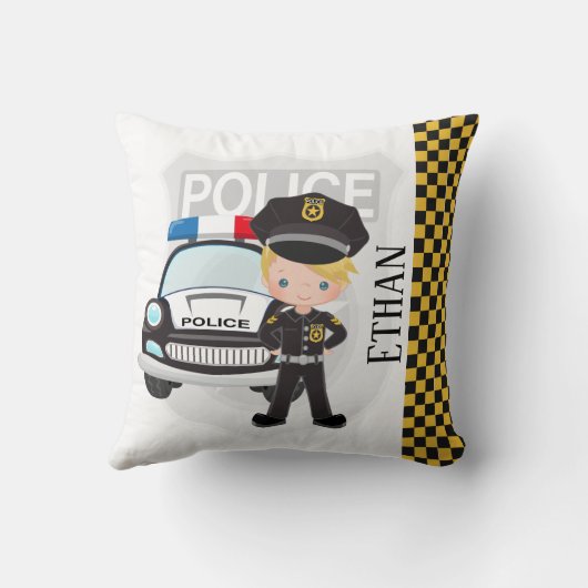 Coussin Police (Verso)