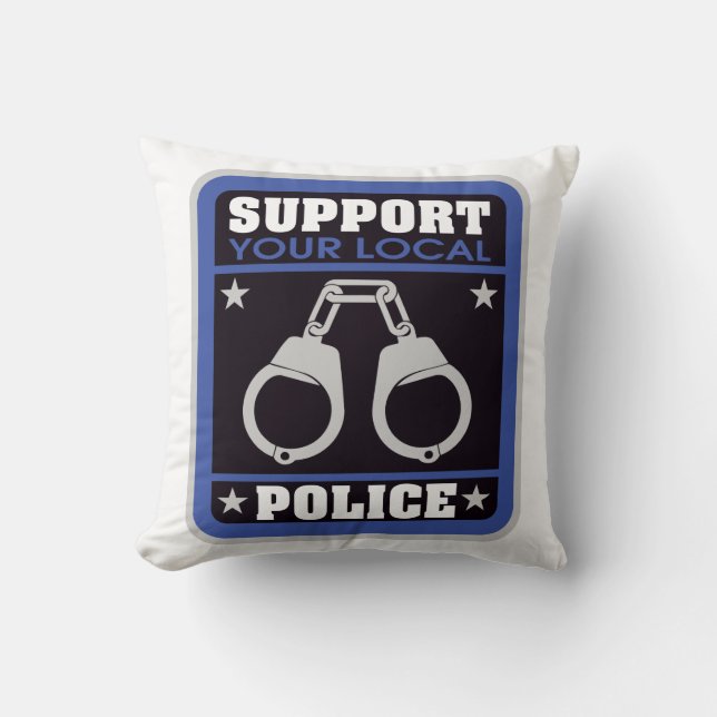 Coussin Police locale de soutien (Recto)