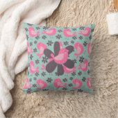 Coussin Polka Dot Birds and Flowers (Couverture)