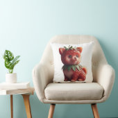 Coussin Pomeranian aux fraises (Chaise)