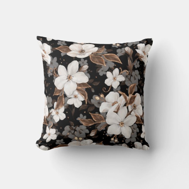 Coussin Pomme fleurs (Recto)