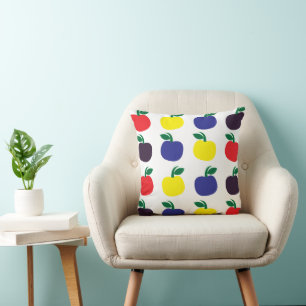 Coussin Pomme Fruit Colorée