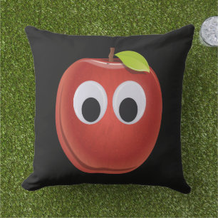 Coussin Pomme, fruit rouge aux yeux de dieu - Personnalisé