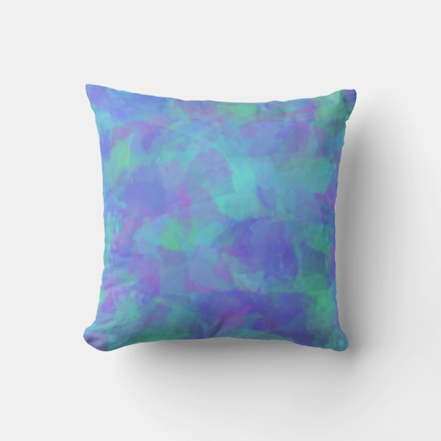 Coussin Pommes bleues Lancer l'oreiller (Recto)