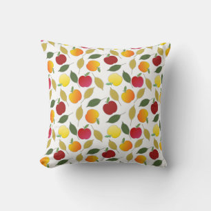 Coussin Pommes et Feuilles