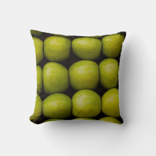 Coussin Pommes fruits aliments pommes vertes