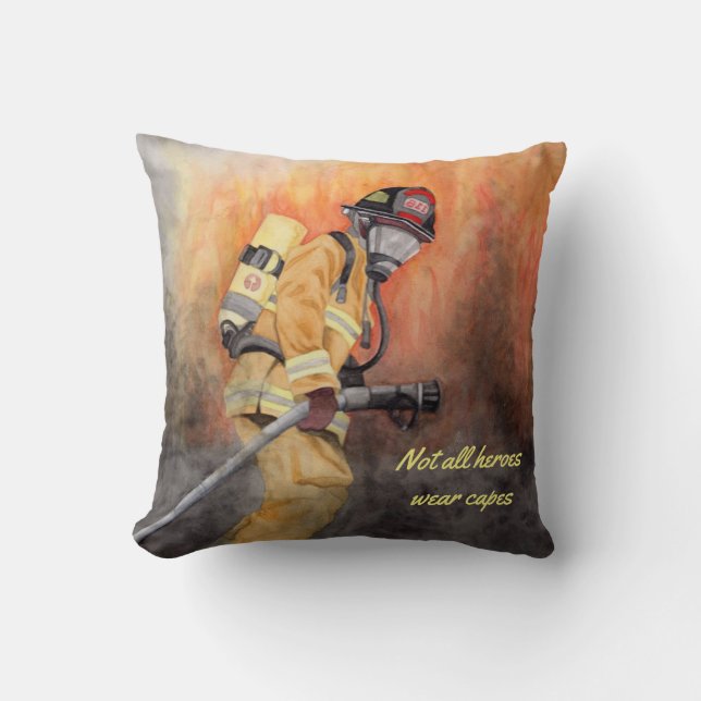 Coussin Pompier Heroes Fireman Jeu d'oreiller (Recto)